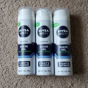 New Nivea Men Shave Gel Sensitive